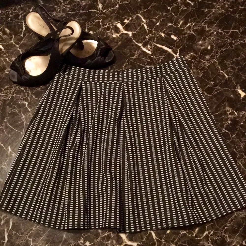 NWOT: Pleated Skater Skirt - M